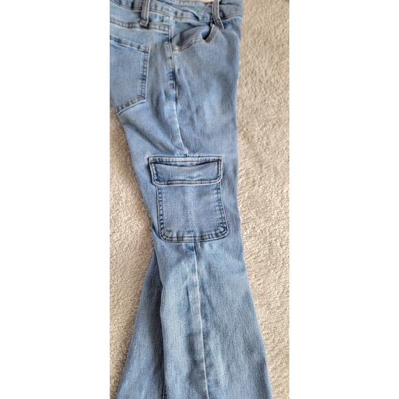 Juniors Vanilla Star Skinny Cargo Jeans Size 1 - Picture 3 of 5